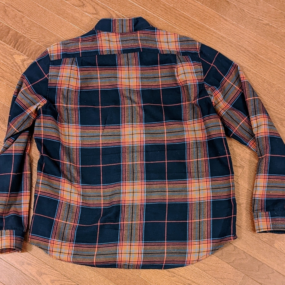 Goodfellow & Co - Mid-Weight Flannel - Orange/Blue/Tan - Men's XL - Picture 4 of 4